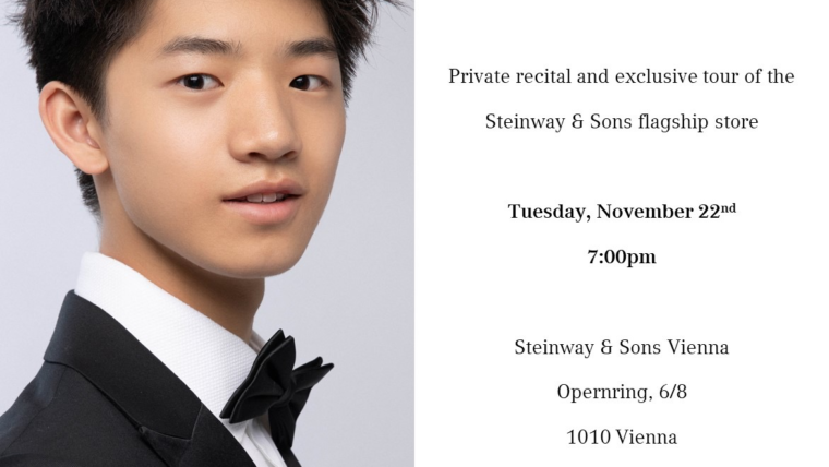 Paul Ji Shines in Intimate Recital at Steinway Vienna